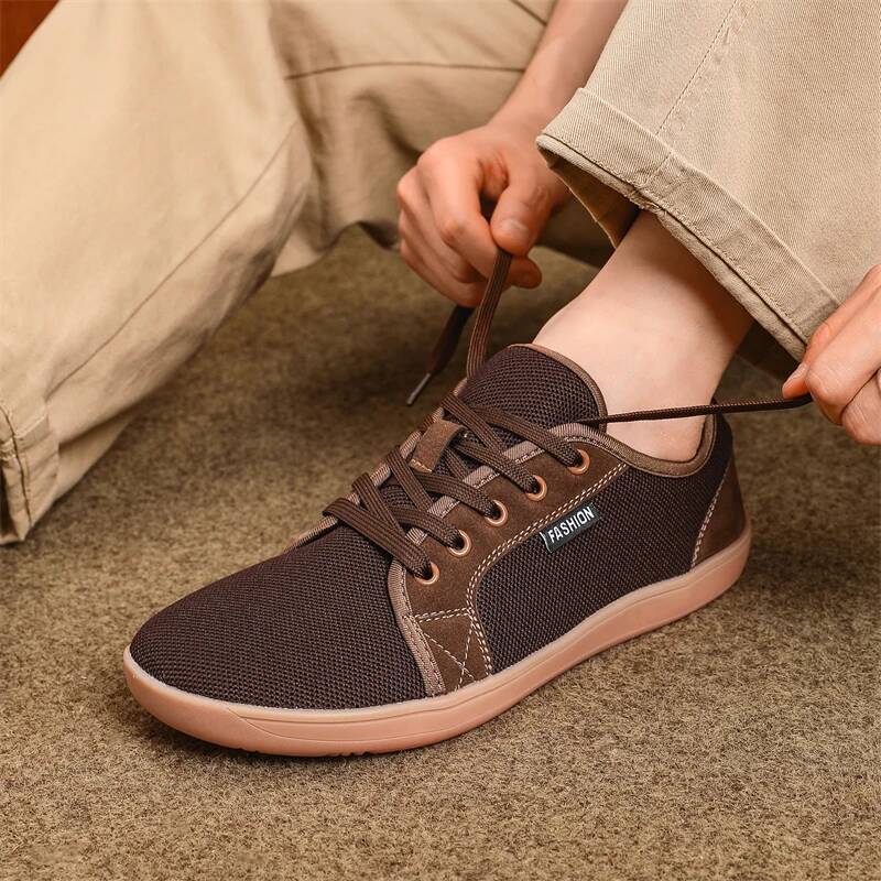 PUAMSS Wide Toe Barefoot Mens Womens Minimalist Walking Sneakers Shoes Zero Drop Sole | Breathable Mesh ddmysaturn