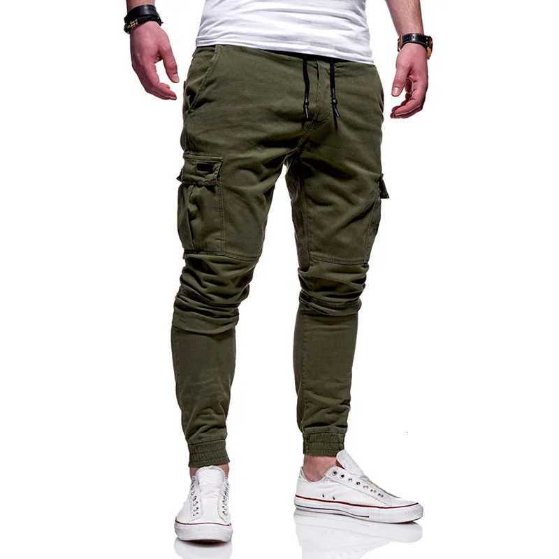 Men Pants Thin New Fashion Casual Jogger Pants Streetwear Cargo Pants Mens Multipockets Trousers Fitness Gyms Sweatpants MensXJ250904