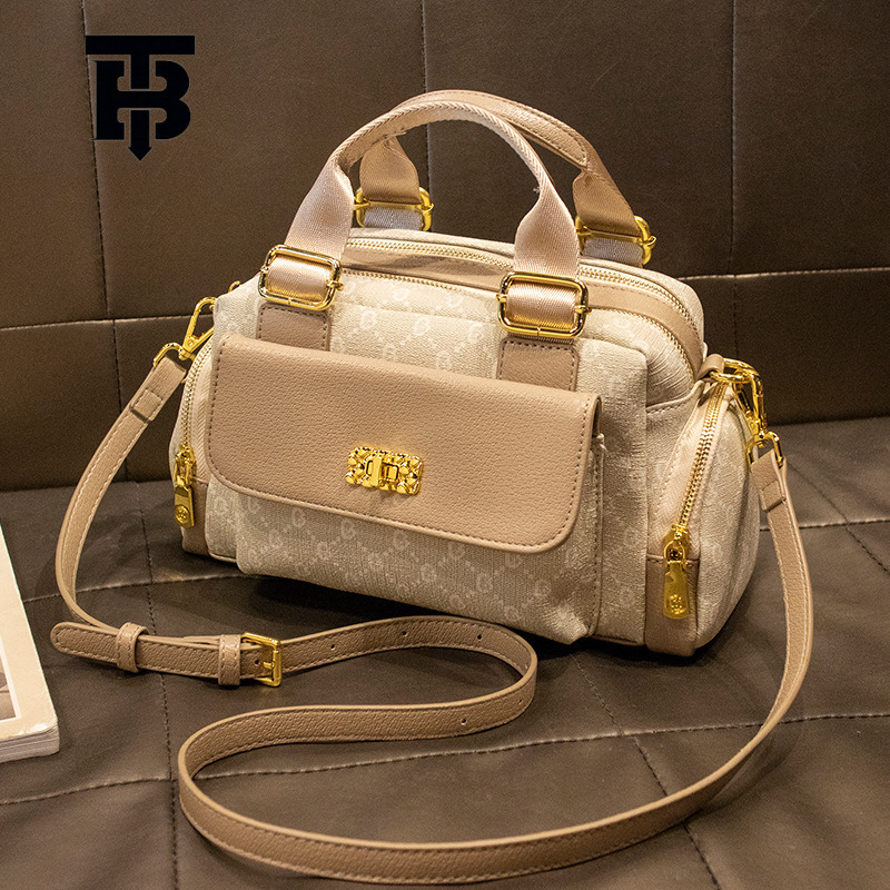 Designer s bag TB BHULAMTE Boston Women's Bag 2025 New Genuine Leather Handbag Pillow Bag Fashion Versatile Handbag Shoulder Bag Simple Crossbody