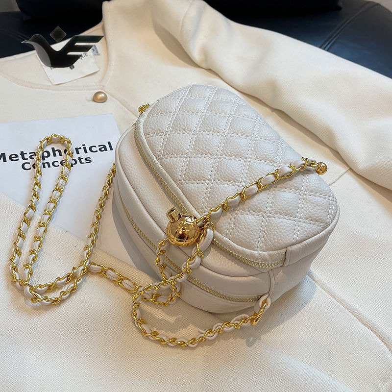 Feiyan Free Shipping New Designer Bag Luxury Shopping Bag High-quality Texture Small Bag For Women Ins Style Niche 2025 Fashion Quilted Chain Crossbod