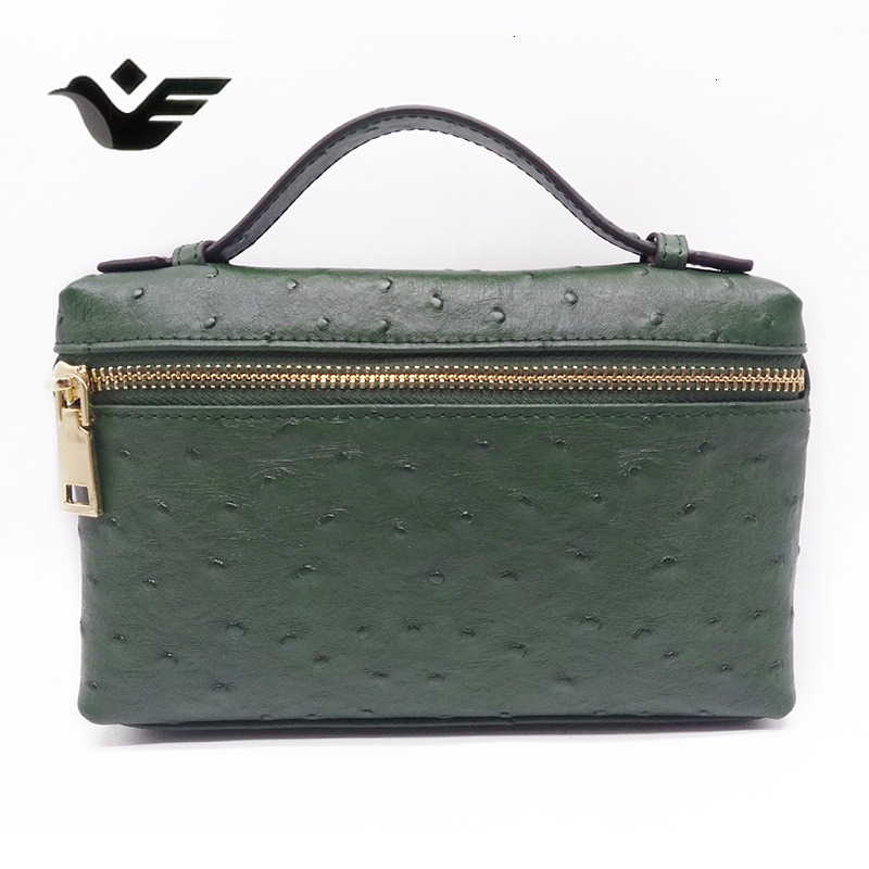 Feiyan Free Shipping New Designer Bag Luxury Shopping Bag Stock Wholesale Ostrich Pattern Cowhide Women's Handbag Genuine Leather Clutch Bag Tren