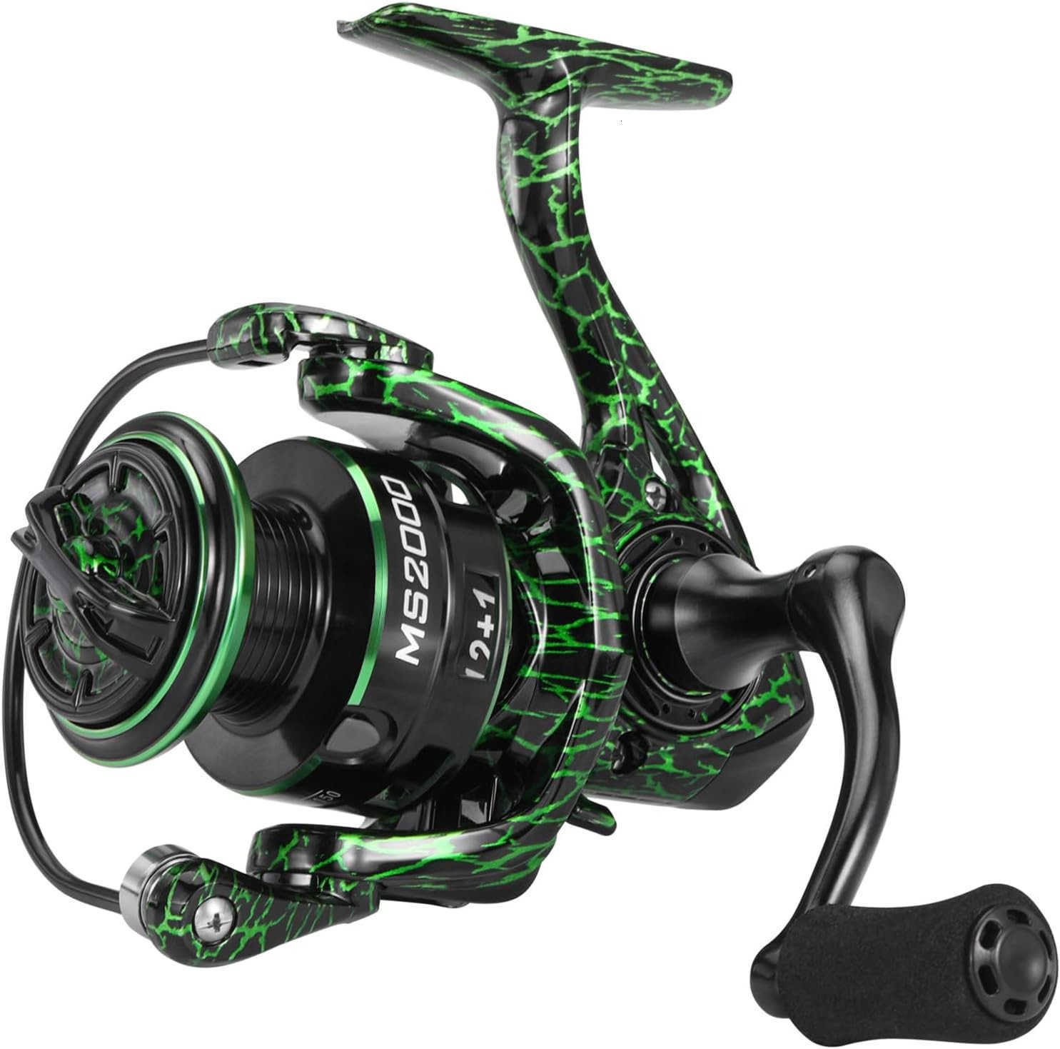 Fishing Reel Ultralight Spinning Reels with Graphite Frame 521 High Speed for Saltwater or Freshwater Fishing W250904