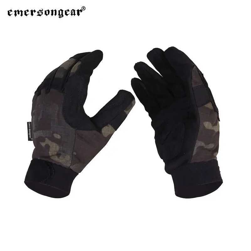 ersongear Tactical Lightweight Camo Gloves Hunting Airsoft Combat Full Finger Hand Protective Handwear Cam Hiking 8726XJ250904
