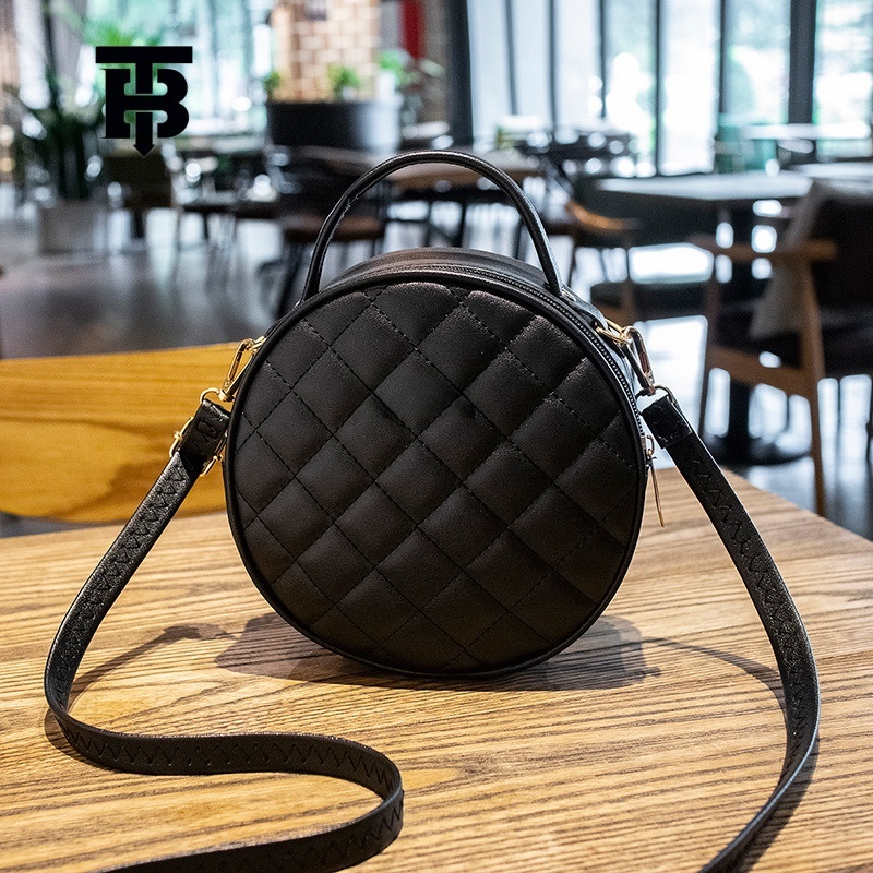 TB BHULAMTE Designer Fashion Women's Bag Summer New Sweet Girl Luxury Bag Style Small Round Bag Quilted Embroidery Small Bag Crossbody Bag