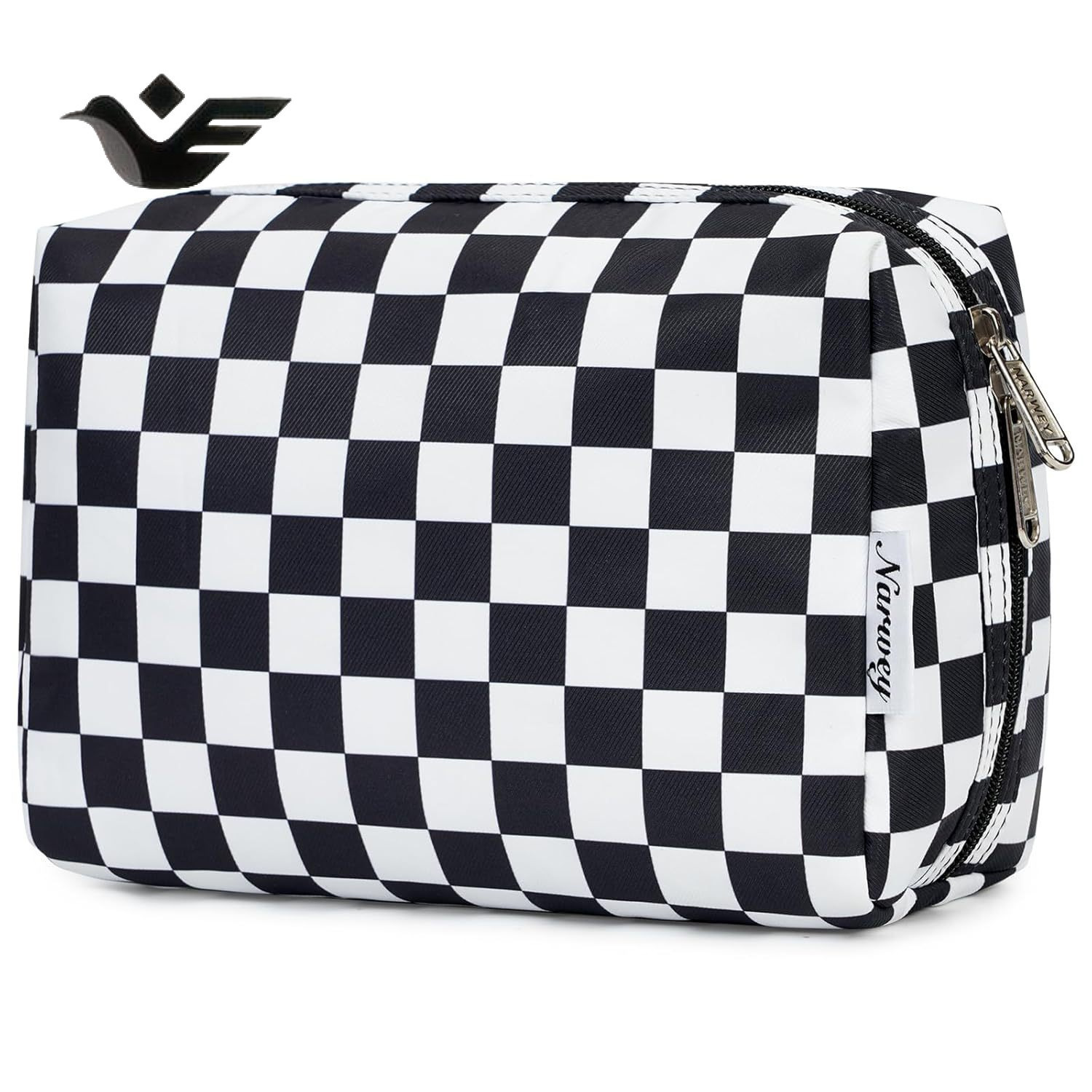 Feiyan Free Shipping New Designer Bag Luxury Shopping Bag In Stock Custom Checkerboard Makeup Bag Waterproof Large Capacity Portable Cosmetic Storage 