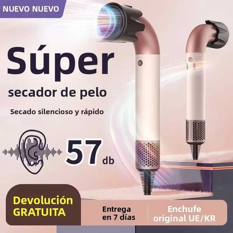 Highspeed professional leafless hair dryer negative ion scalp care high power top household blower salon hairstyle maneW250904