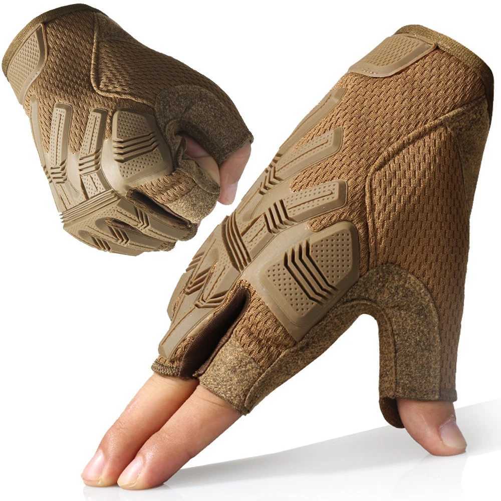 Special Forces Tactical Gloves Outdoor Mountain Climbing and Fitn Sports Half Finger Cycling Tactical Protection GlovesXJ250904