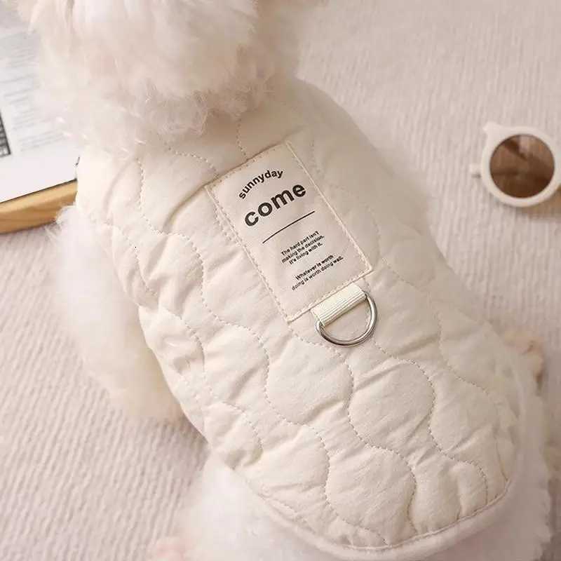 Winter Pet Coat Clothes for Cold Weather Clothing Warm Dog Clothes with Built in Harness Hole Pet Apparel Cozy Snow Vest W250904
