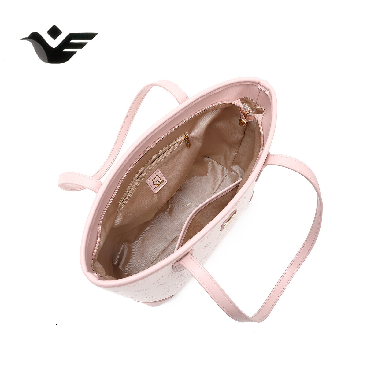 Feiyan Free Shipping New Designer Bag Luxury Shopping Bag 2025 New Cute Cartoon Print Large Capacity Commuter Student Shoulder Tote Bag For Girls