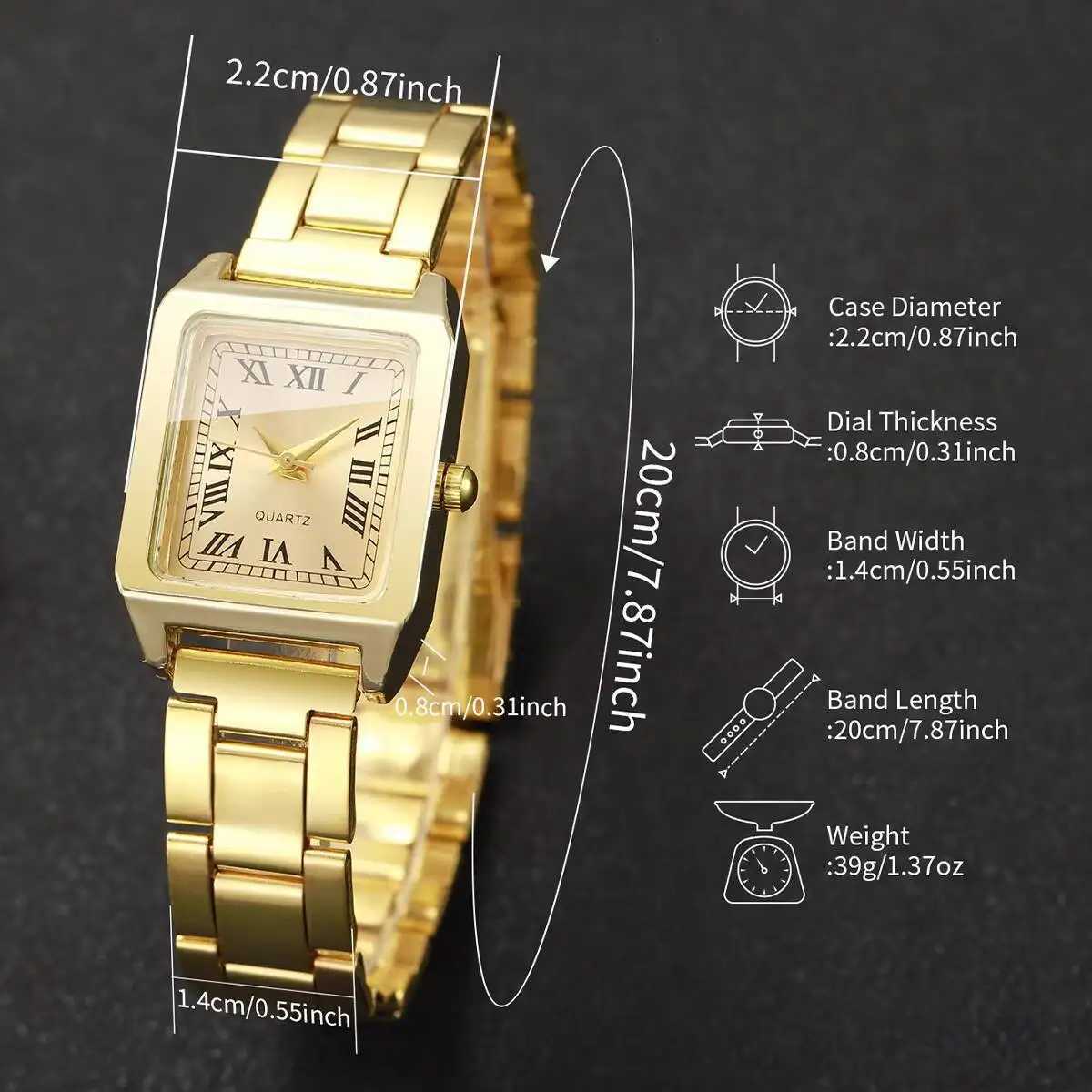 12PCS Fashion Square Wen Watches Ladies Quartz Wristwatches Girls Clock Reloj MujerWithout Box X250904