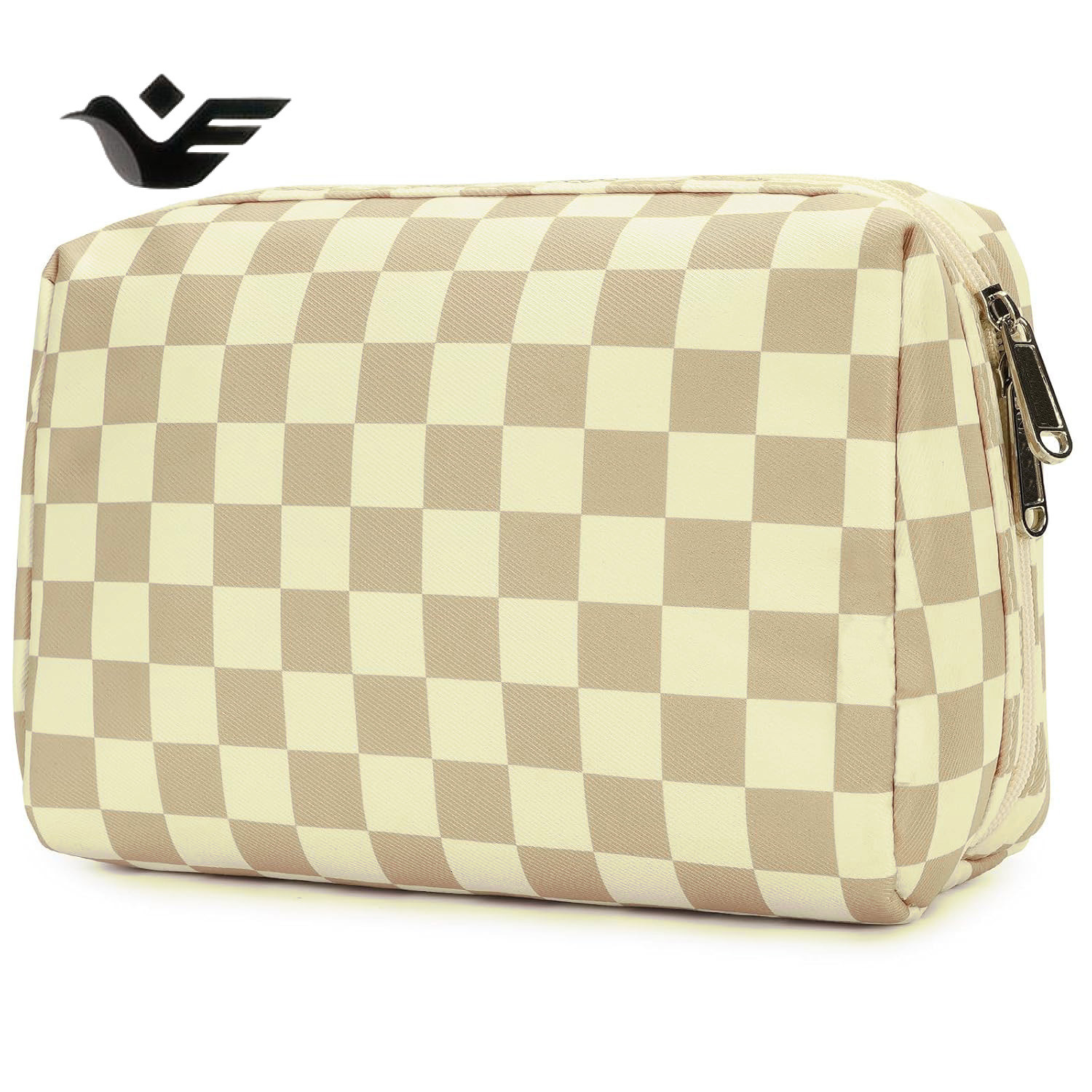 Feiyan Free Shipping New Designer Bag Luxury Shopping Bag In Stock Custom Checkerboard Makeup Bag Waterproof Large Capacity Portable Cosmetic Storage 