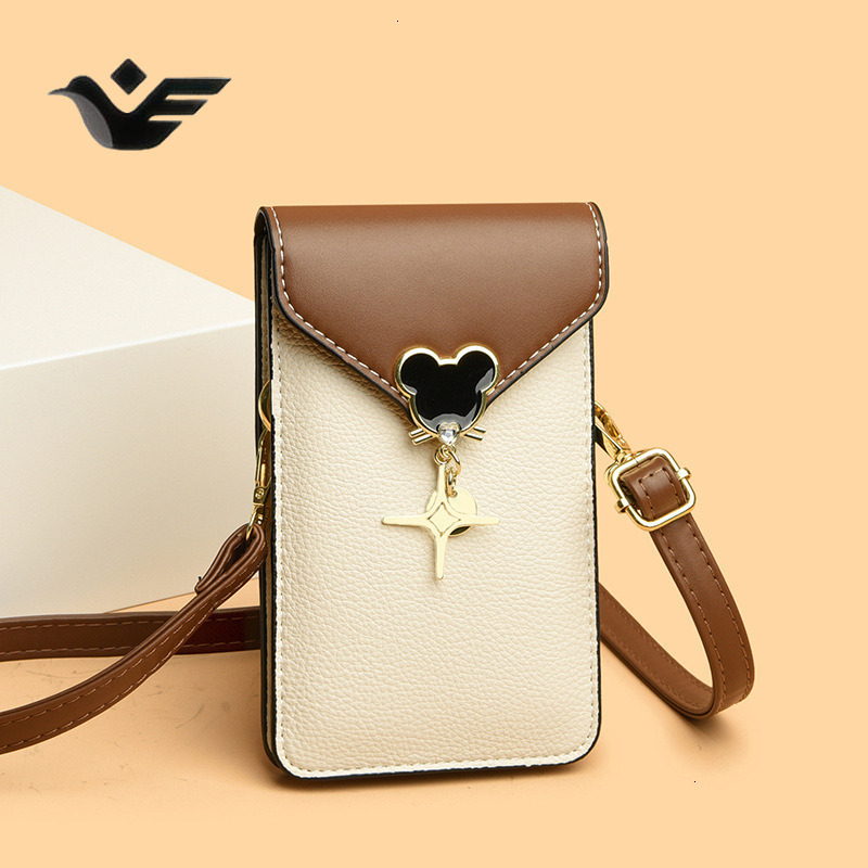 Feiyan Free Shipping New Designer Bag Luxury Shopping Bag Women's Phone Bag Single Shoulder Crossbody Bag Fashionable Textured Vertical Small Bag