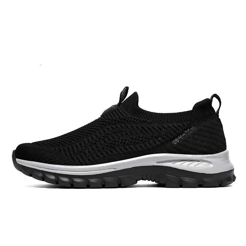 Men's Autumn Breathable Outdoor Sports Casual Bottom Soft Surface Anti Slip Lightweight Walking Shoes
