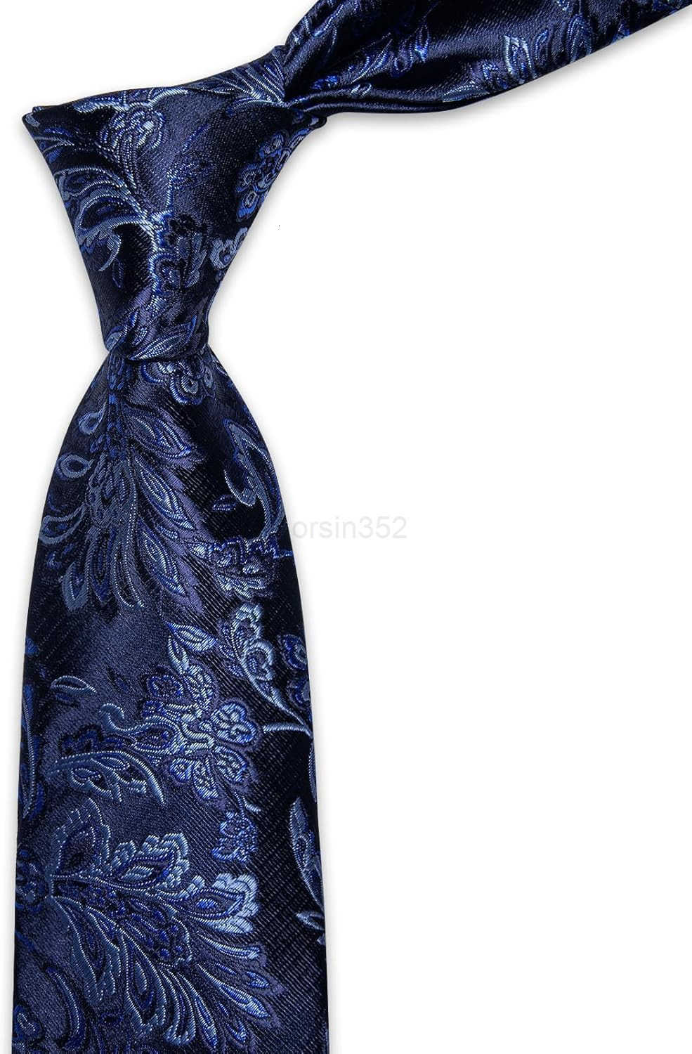 Tie Sets Floral Necktie Handkerchief Cufflinks Set Silk Woven Ties Business Wedding PartyW250904