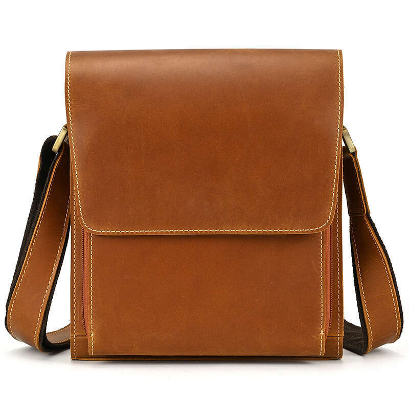 High Quality Men's Leather Shoulder Bag Genuine Leather Crossbody Bags For Male Messenger Bags Vintage Sling Bags Man Bags