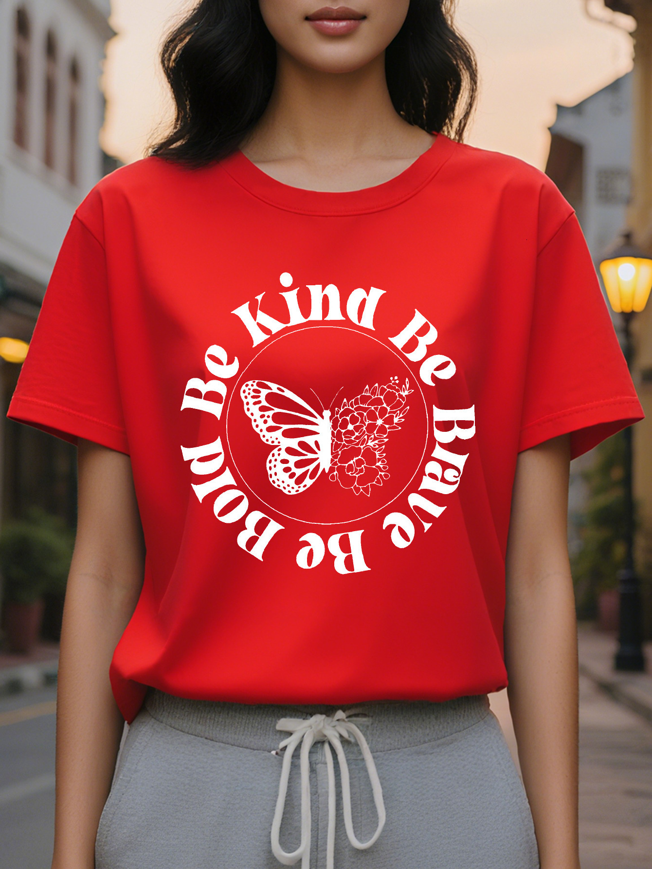 Always You Worthy Be Kind Floral Reference Casual Crewneck Vest Women's Summer Fashion Inspirational Clothing