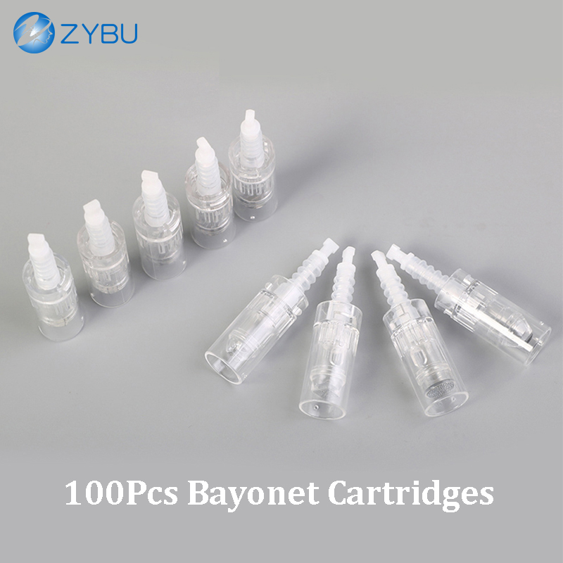 100pcs Microneedling Pen Cartridge Needles M7 M5 N2 E30 Dr Pen Bayonet Cartridges Replacement Tips Tattoo Needle Nano Micro Needling Head 3D 5D 1 3 5 