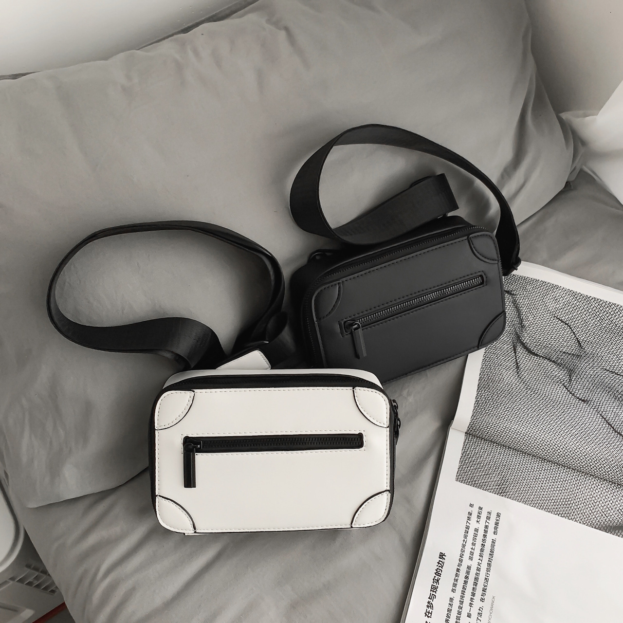 Women s Shoulder Bag New Fashion Small Square Bag Niche Casual Box Bag Autumn New Designer Bag Women s Crossbody Bag Couple Bag