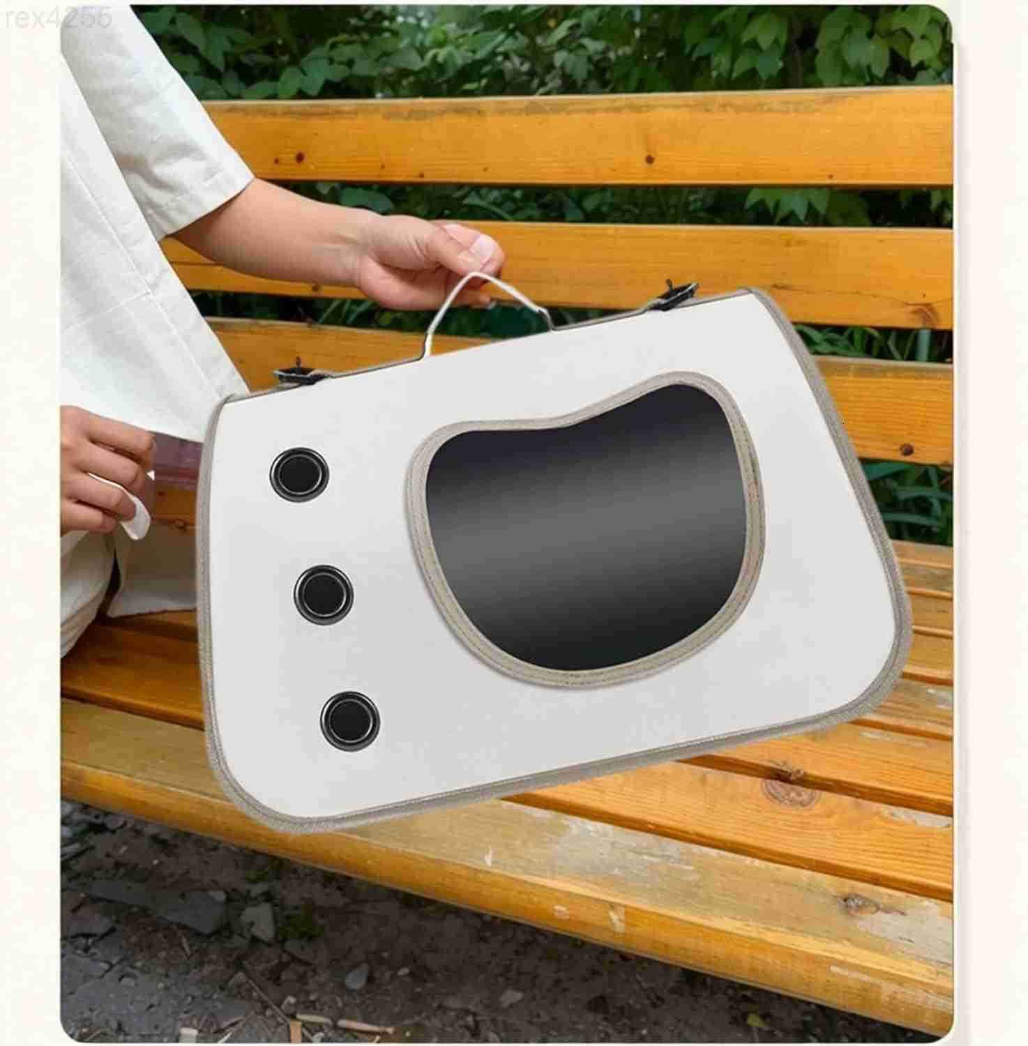 Cat Carrier Backpack for Small Pets Foldable Breathable Design Multifunctional Pet Travel Bag Dog Cat Oxford Cloth Adjustable Strap Lightweight Secure