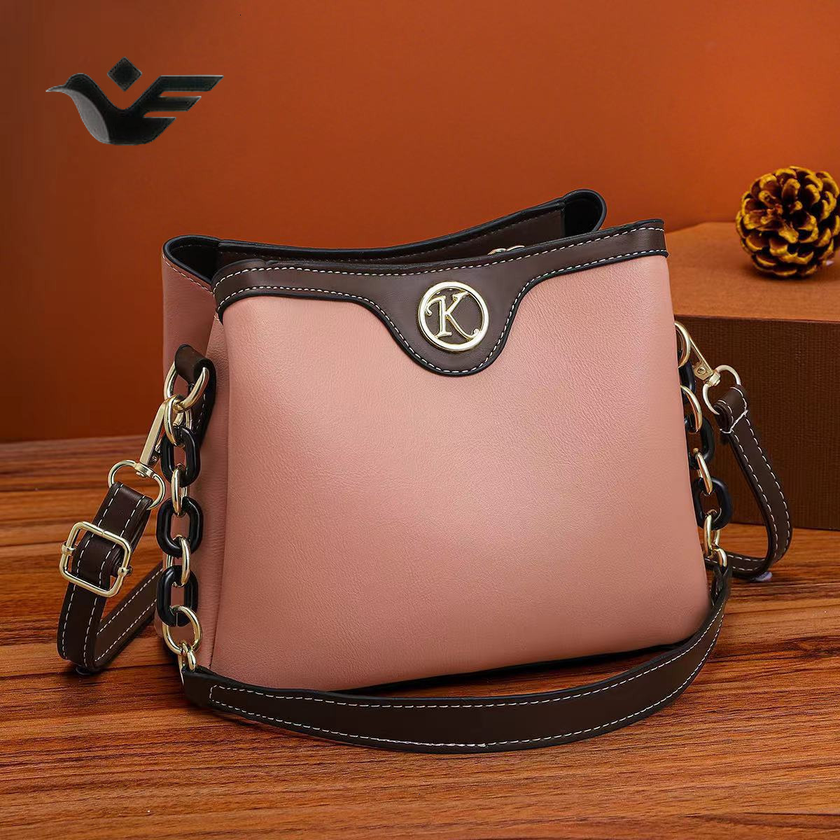 Feiyan Free Shipping New Designer Bag Luxury Shopping Bag 2025 New Fashion Retro Bucket Bag From Manufacturer Cross-border Trendy Large Capacity Shoul