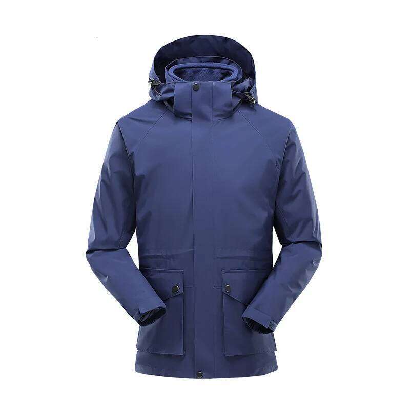 Customized Outdoor Three-In-One Two-Piece Wholesale Overalls Men Removable Thickened Thermal Jacket Women