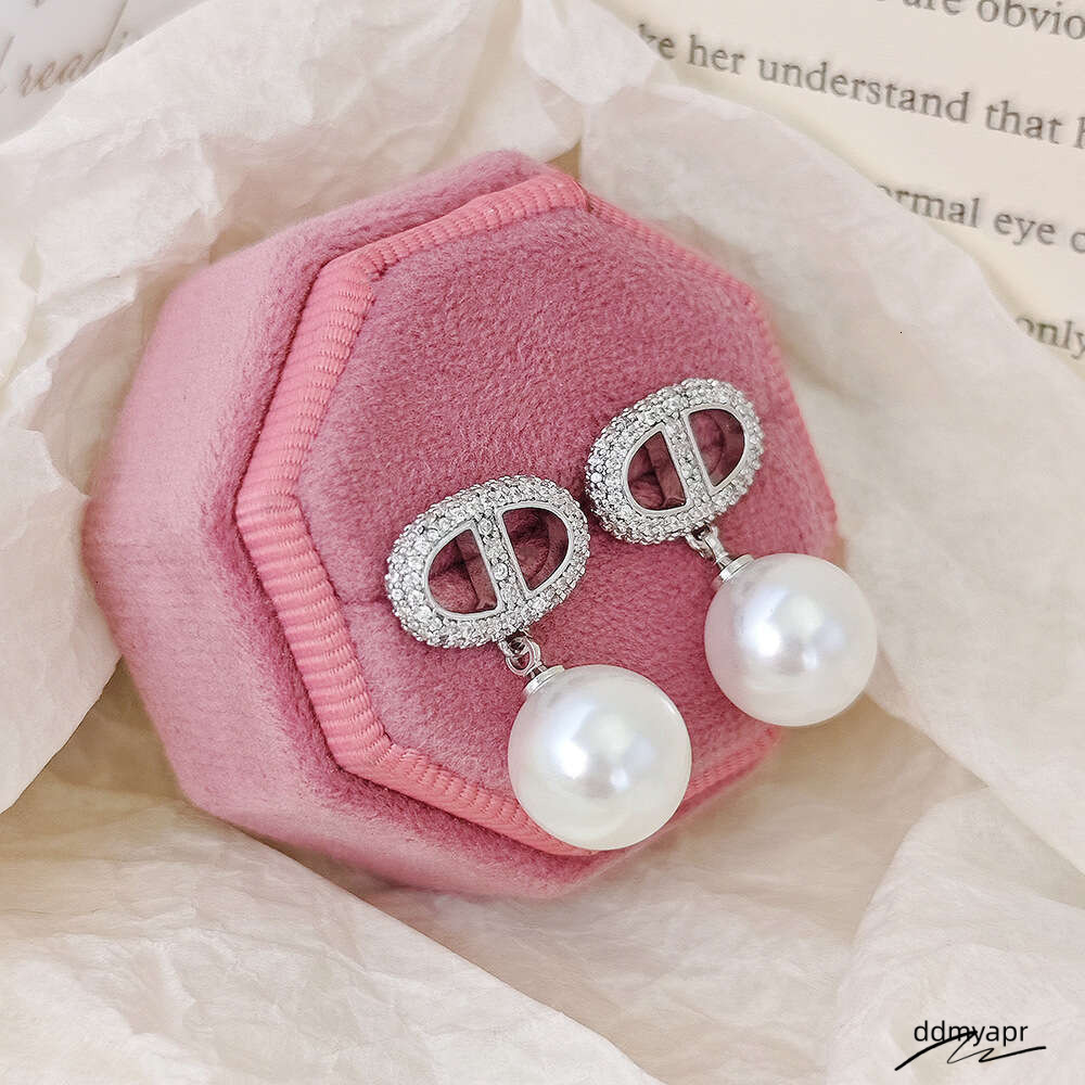 Light High-End French Pearl 2024 New Ins Temperament Socialite Ddmyday Earrings Ddmyday