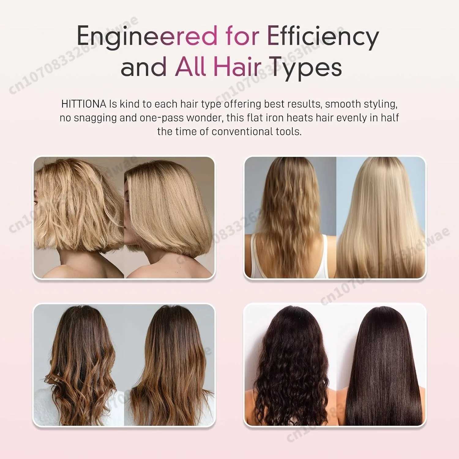 Professional 2 IN 1 Hair Straightener Hair Dryer HeatUp Hair Flat Iron Negative Ion Iron Blow Dryer Haircare Styling ToolsW250904