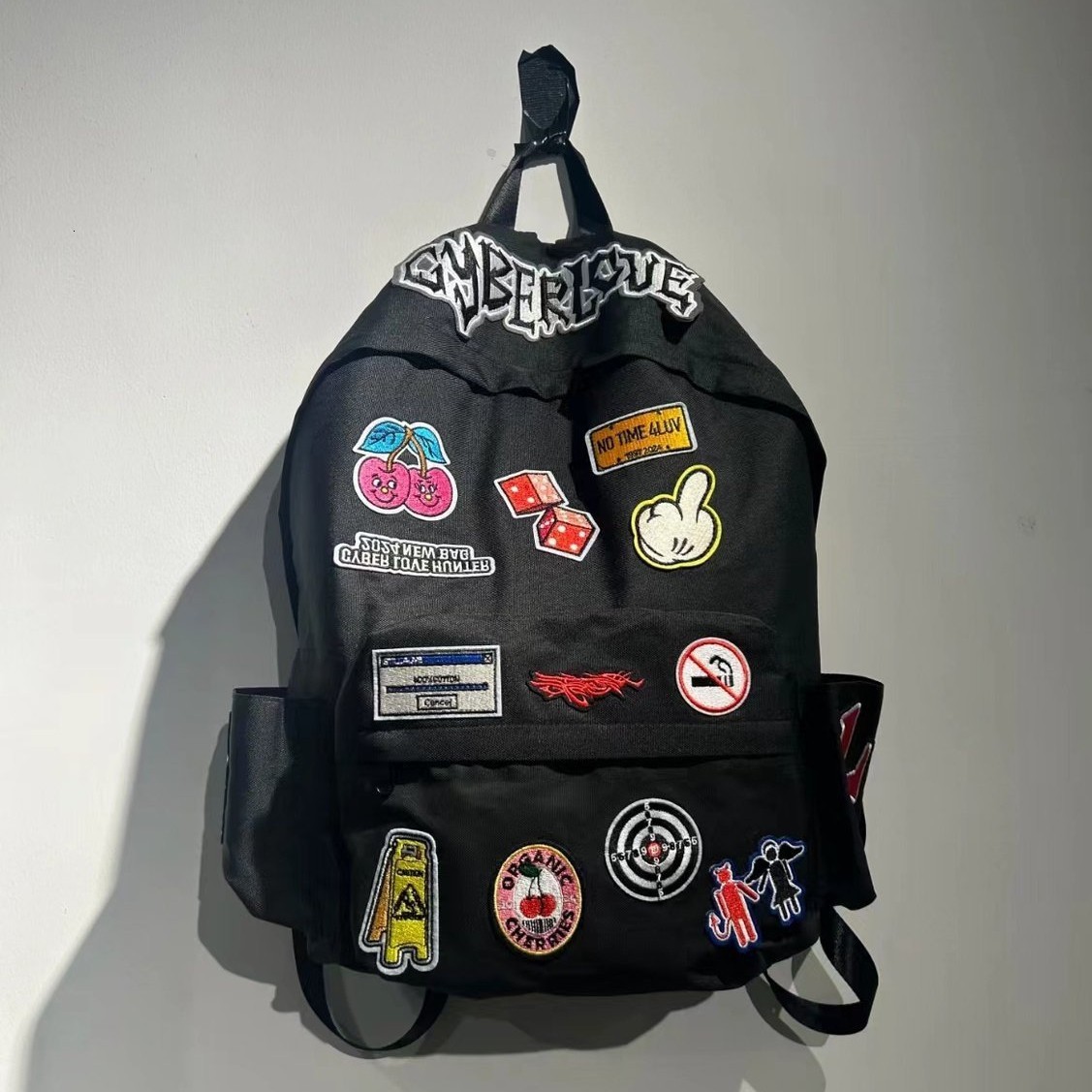 Y2K Streetwear backpack large capacity schoolbags women Men spicy girls backpacks harajuku students gothic skeleton punk Bag 240722