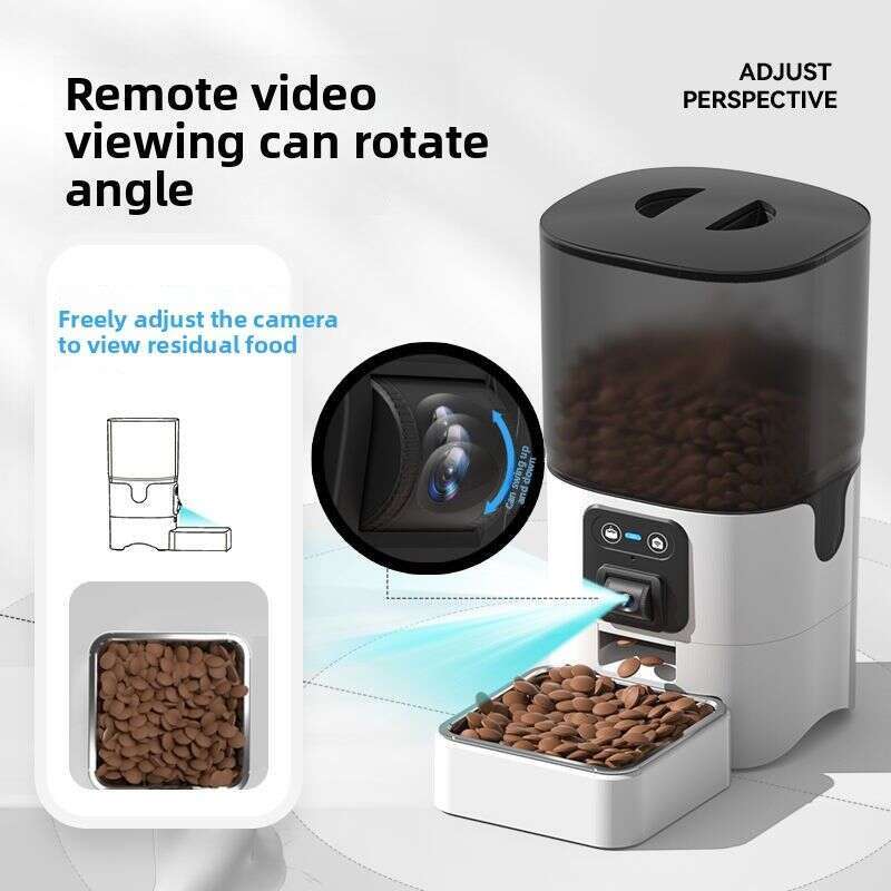 famous brand Automatic Dogs Intelligent Timing Quantitative Feeder For Cats Pets Cat And Dog Food Video Available
