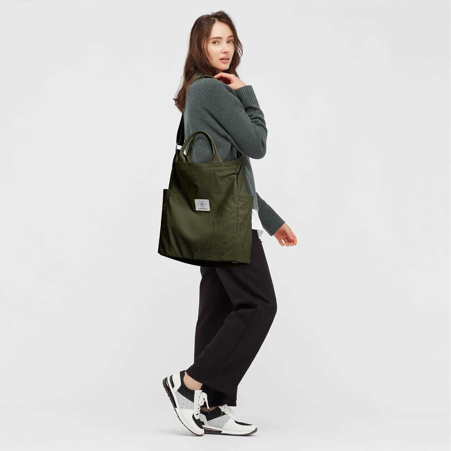 Tote Bag Large Messenger Bag Shoulder Hobo Anti Splash Crossbody Zipper Bag Casual Work Shopping WomenW250904