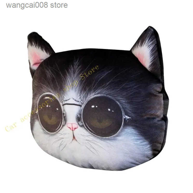 T21E Novelty Head Support Cushion Dog Neck Pillow Car Soft Head Rest Cushion S250904