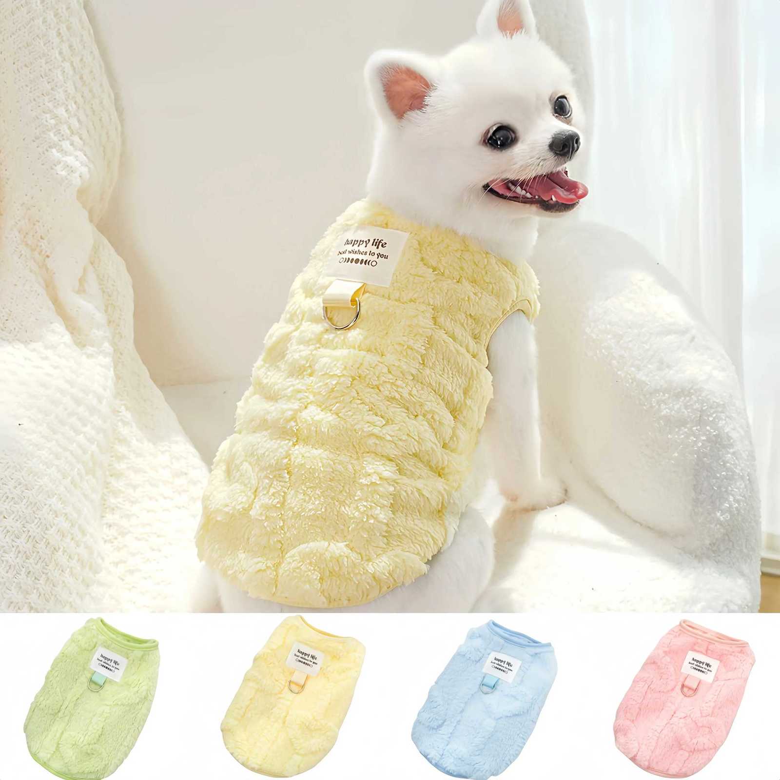 Cute Dog Winter Clothes Warm for Small Dogs Cat Outdoor Soft Cozy Fleece et Vest Coat Pet Chihuahua Yorkies Corgi Ropa Perro W250904
