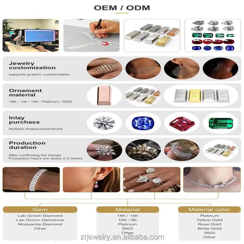 Hip Hop 5mm Tennis Bracelet S925 Sterling Silver Moissaniteia Necklace 2mm 3mm 4mm Sparkling Moissanite Tennis Chain