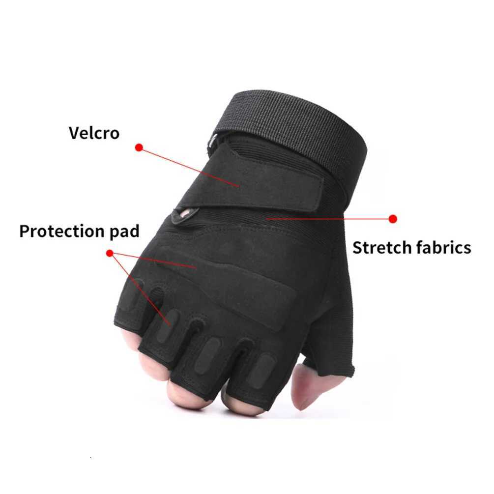 Tactical Military Half Finger Gloves Mens Motorcyc Hunting Shooting Fingerss Gloves Cycling Hiking Airsoft Paintball GlovesXJ250904