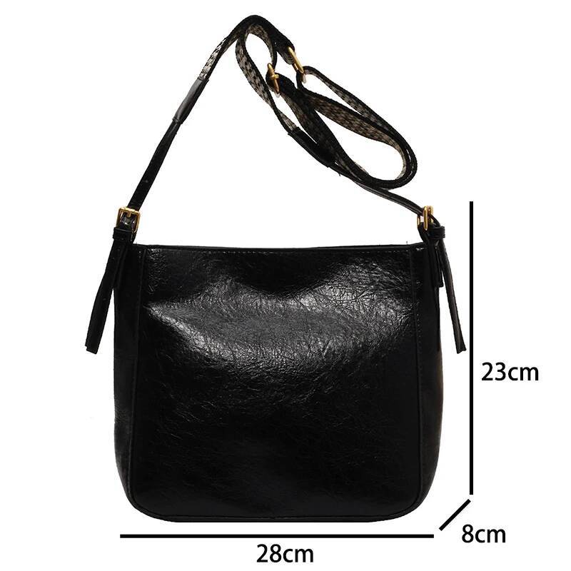 New Product Solid Color Simple Women's Handbag Designer Women Crossbody Bags High Quality Soft Leather Lady Shoulder Bag