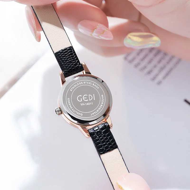 Wens Watch Retro Small Girl Student Watches Niche High End Leather Strap Waterproof Ladies Fashion Quartz Wristwatches Gift X250904
