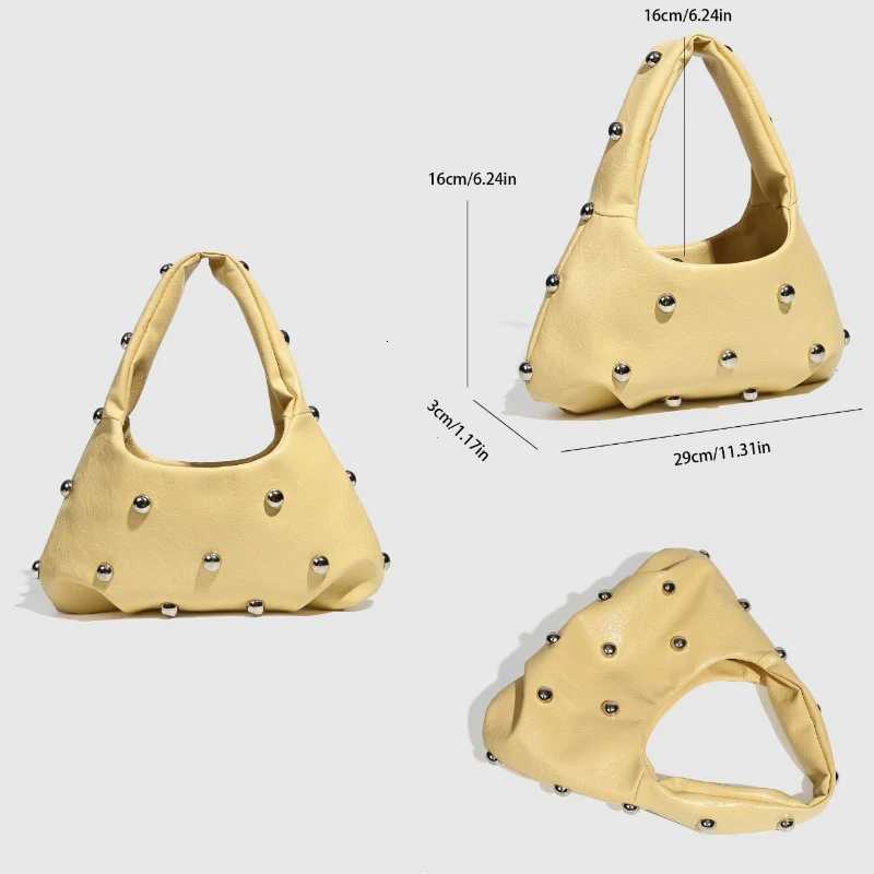 Niche Chic Lady Shoulder Bag 2025 New Designer Hobos Half Moon Underarm Bags FAshion Highend Women Handbags Z250903