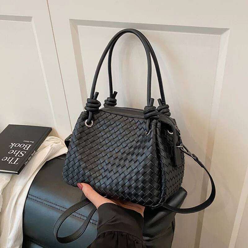 Hot Selling Summer Woven Tote Bag Inspired Braided Shopper Lightweight Beach To Work Purse For Women Designer Bags