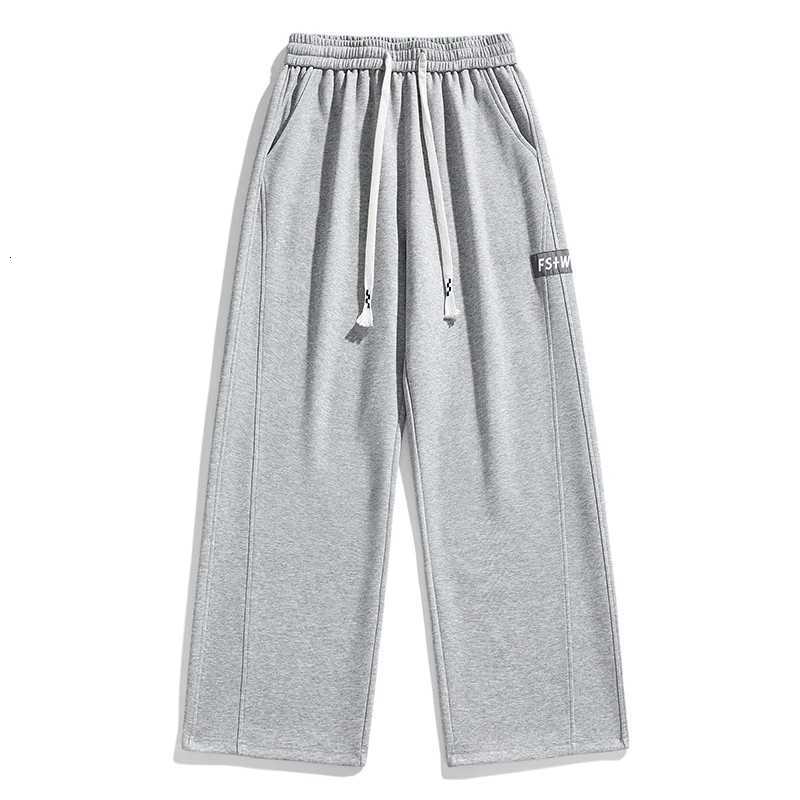 Autumn 190 Tall Man Extra Long Length Pants 115cm Big Large size Straight Barrel Elastic Waist Casual Pants Sweatpants ClothingXJ250904