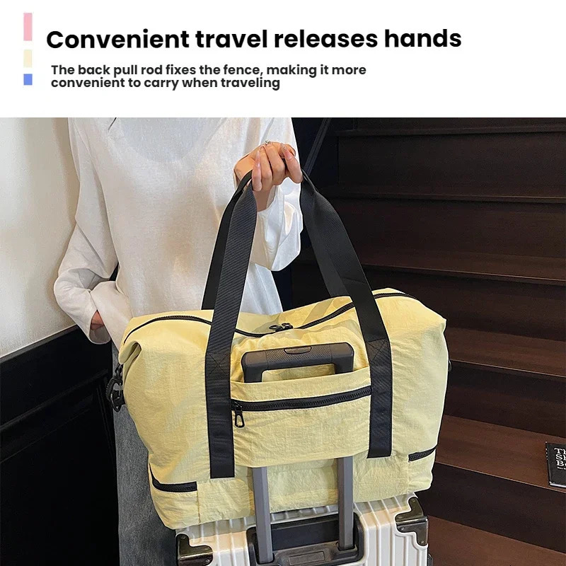 Fashionable Leisure Travel Bag Independent Shoe Compartment Suitable for Travel Bags Leisure Storage Bags Yoga Bags Etc 250903