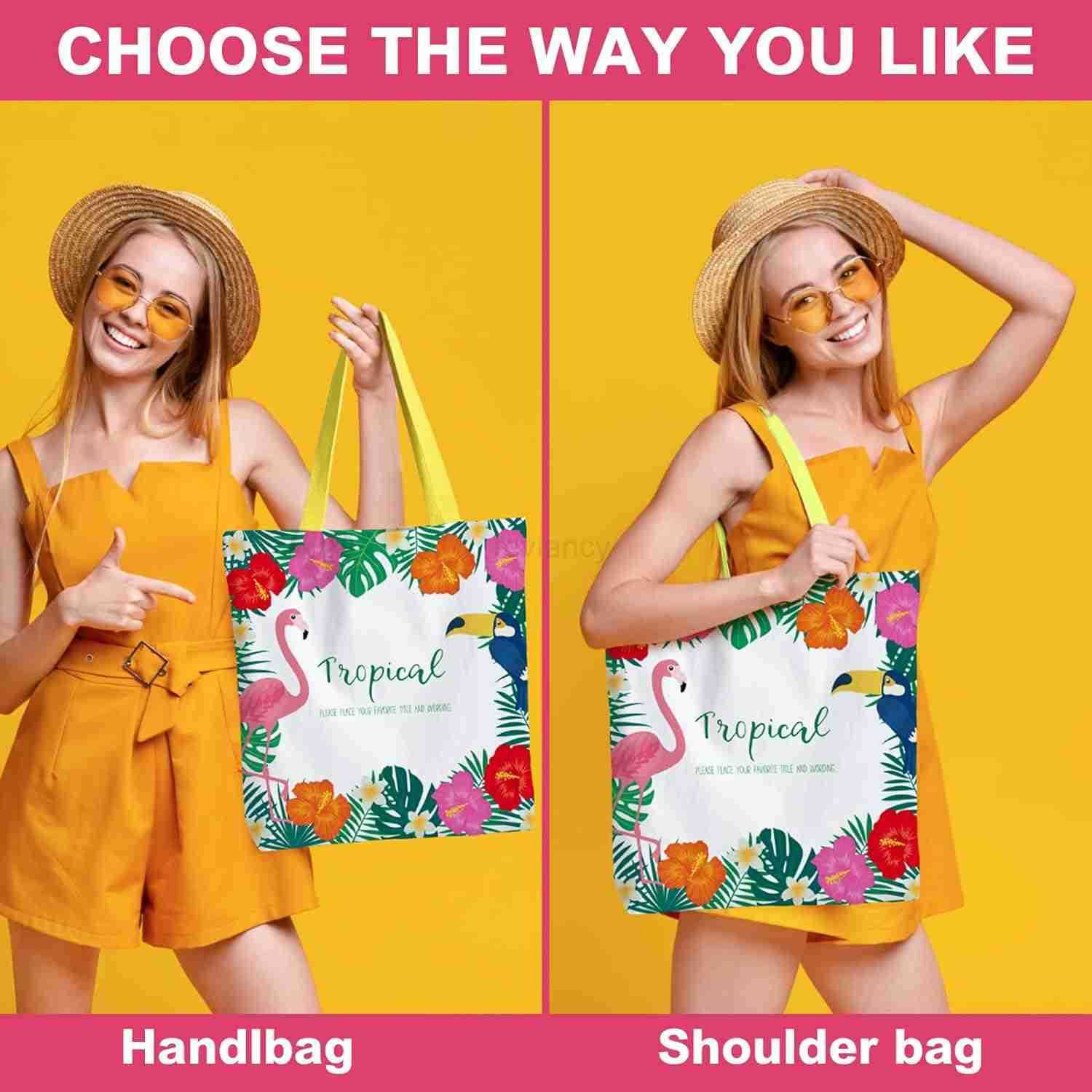 20 Pack Sublimation Blanks Tote Bags MAFYE Reusable Grocery Bags DIY Heat Transfer Canvas Tote Bags Cosmetic Makeup Bags Shopping Bags WCustomized Col