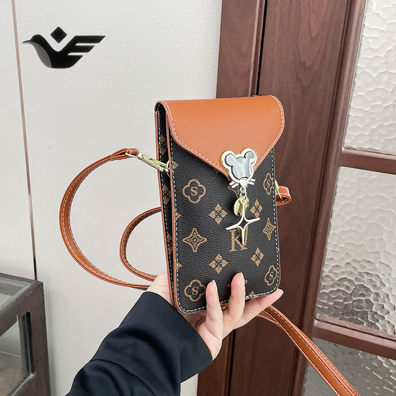 Feiyan Free Shipping New Designer Bag Luxury Shopping Bag Touchscreen Phone Bag For Double-layer Bag Coin Lightweight Shoulder Bag