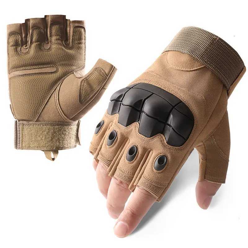 Half Finger Tactical Gloves Protective Antislip Durab Breathab for Outdoor Cycling Hiking Military Training Sports MenXJ250904