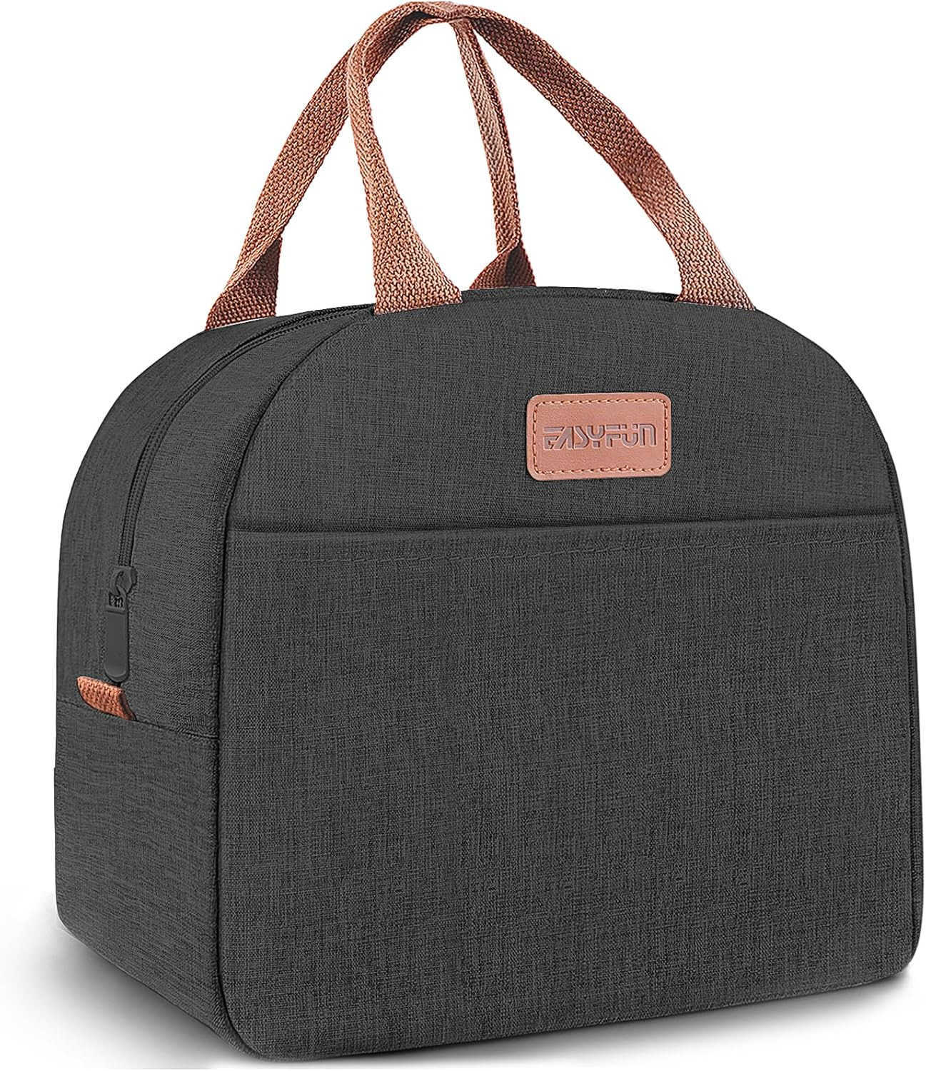 Lunch Bag for Women Men Adult Insulated Lunch Box Small Leakproof Cooler Food Lunch Containers Reusable High Capacity Lunch Tote Bags for Work Travel 