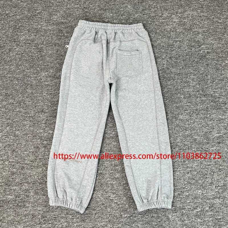 High Street Streetwear Brand New Kroen Sweatpants Elasticity Pull Rope 11 Cotton Embroidery Letter Print Y2K TrousersXJ250904