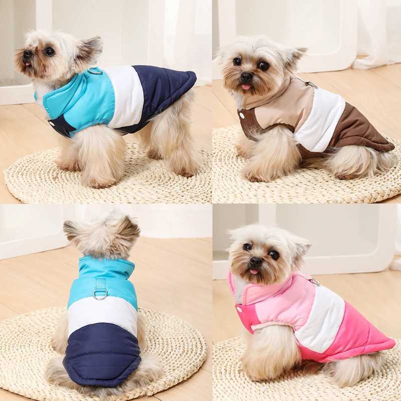 Winter Dog Clothes Waterproof et For Small Medium Dogs Cats Soft Padded Puppy Vest Coat Chihuahua French Bulldog Pet Costume W250904
