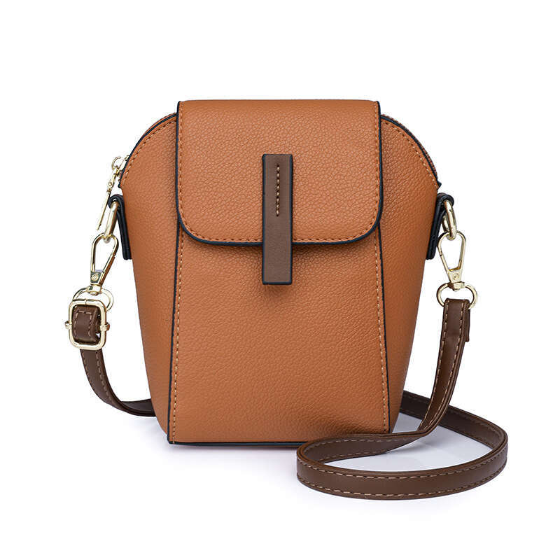 2025 New Women's Trendy Crossbody Soft Leather Small Fashion Versatile Niche Design Single Shoulder Phone Bag
