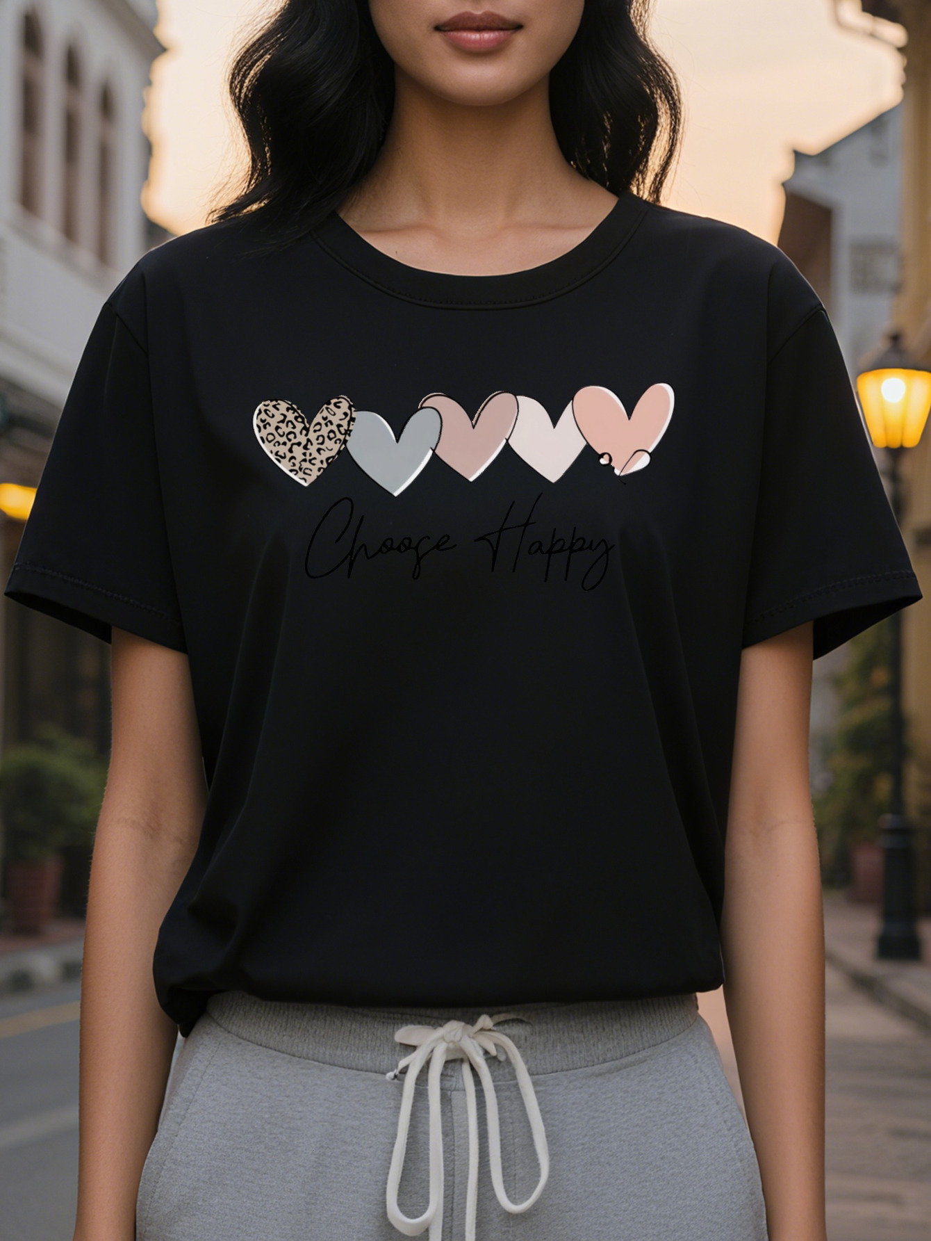 Directional Development Women Love Summer T Shirt Easter Carnival Fabric Soft and Comfortable
