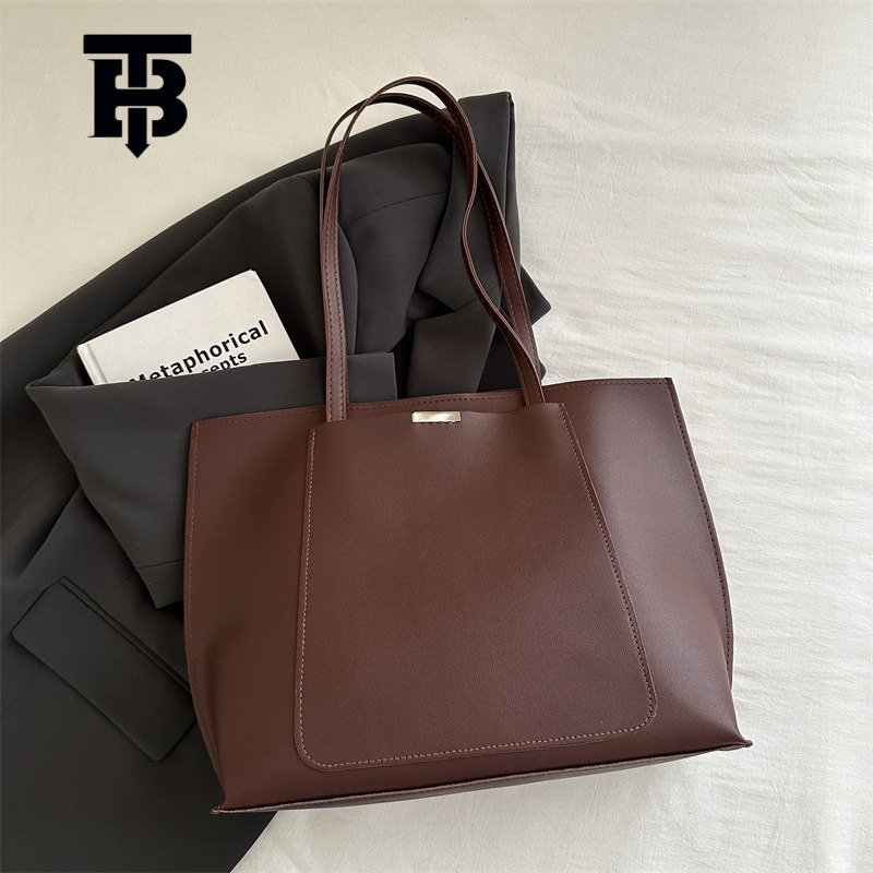 TB BHULAMTE 2025 Spring and Autumn Designer s bag High-End Commuter Handbag Large Capacity This Year's Trend Retro Niche Shoulder Bag Tote Bag