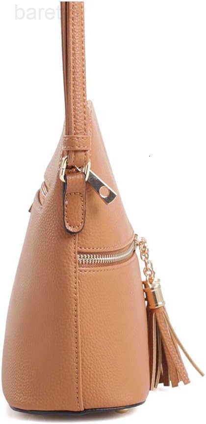 Lunar Lightweight Medium Dome Crossbody Bag Shoulder Bag with Tassel Zipper Pocket Adjustable Strap M250904